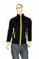 Preview: Zipp-Sweater schwarz/gelb
