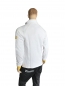 Preview: Zipp-Sweater weiß/gelb