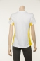 Preview: T-Shirt weiß/gelb