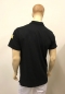 Preview: Polo Shirt schwarz kurzarm