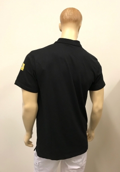 Polo Shirt schwarz kurzarm