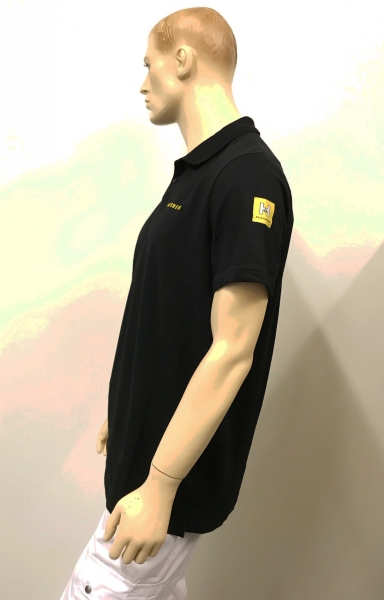 Polo Shirt schwarz kurzarm