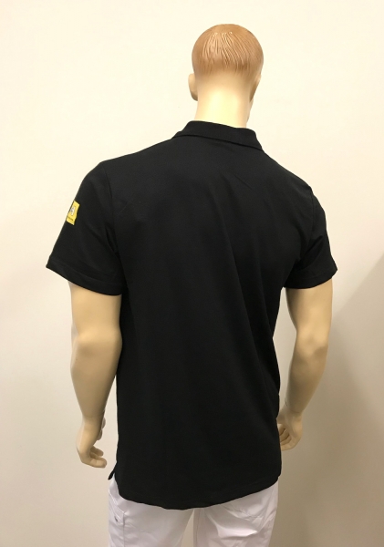 Polo Shirt schwarz kurzarm